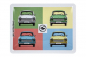 Preview: Blechschild "Trabant Quartett" - 20 x 15cm